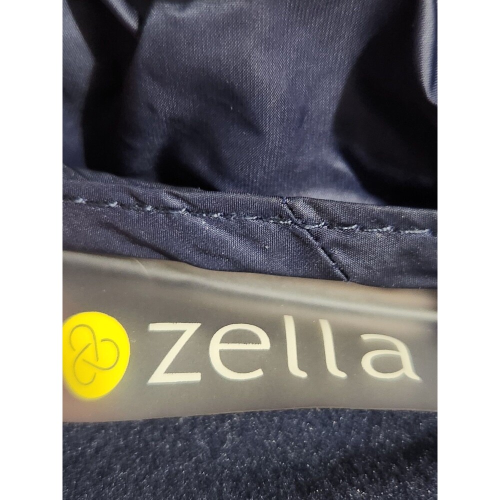 Zella Performance Navy Blue Mixed Media Jacket Womens Size - Picture 7 of 7